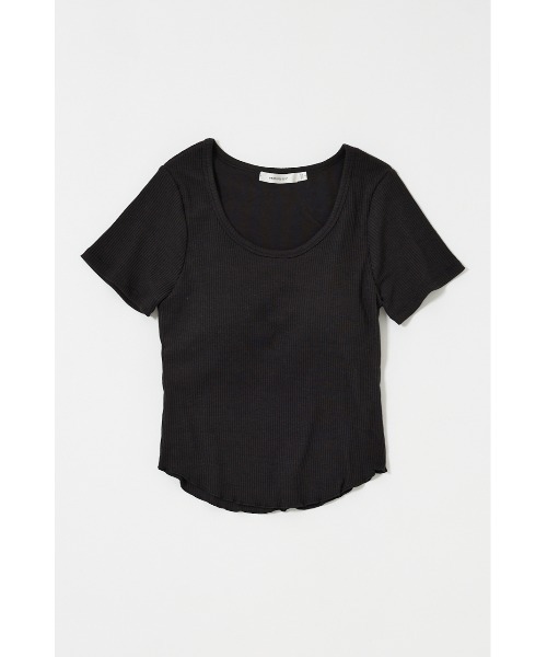 MOUSSY(マウジー)の「【EC・一部店舗限定】CUP IN トップス(Tシャツ/カットソー・レディース・ホワイト/ブラック・FREE)」の3枚目の写真