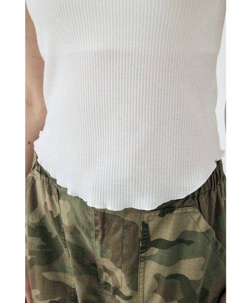 MOUSSY(マウジー)の「【EC・一部店舗限定】CUP IN トップス(Tシャツ/カットソー・レディース・ホワイト/ブラック・FREE)」の12枚目の写真