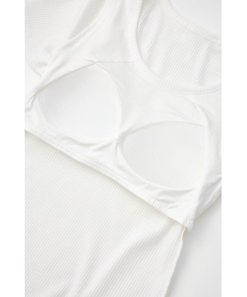 MOUSSY(マウジー)の「【EC・一部店舗限定】CUP IN トップス(Tシャツ/カットソー・レディース・ホワイト/ブラック・FREE)」の15枚目の写真