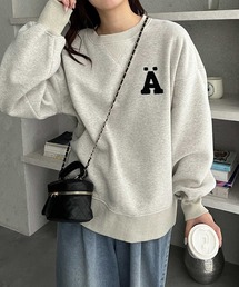 GeeRA | サガラ刺繍オーバーサイズ裏起毛スウェット(スウェット)