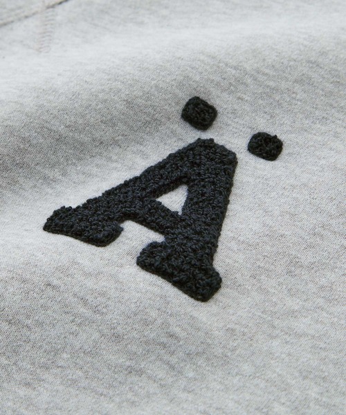 GeeRA（ジーラ）の「サガラ刺繍オーバーサイズ裏起毛スウェット（スウェット・レディース・オートミール/杢グレー/ブラック・MEDIUM/LARGE/X-LARGE）」の12枚目の写真