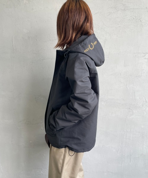 希少‼️Fred Perry ネイビー フード付き ジャケット FRED PERRY ブルゾン アウター 「FRED PERRY/フレッドペリー