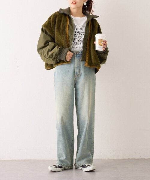 etsinta（エシンタ）の「【etsinta】ファー切替ショートスタンド