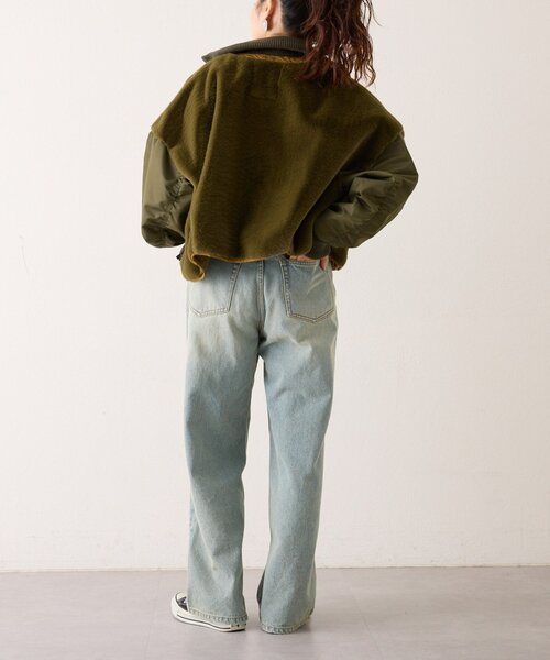 etsinta（エシンタ）の「【etsinta】ファー切替ショートスタンド