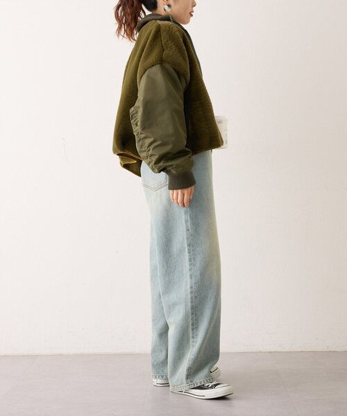 etsinta（エシンタ）の「【etsinta】ファー切替ショートスタンド