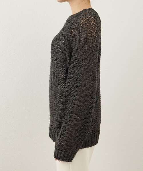 whim gazette 3Gニットプルオーバー ウィムガゼット Whim Gazette 3Gニットプルオーバー （brown