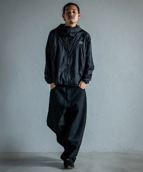 430(フォーサーティ)の「mj11001-LT WIND SHELL JACKET ウインドシェルジャケット(25-142)(ブルゾン・メンズ・ブラウン/ブラック/ホワイト/グレー・3/2/1/0)」の8枚目の写真
