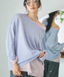 Doux archives | 【名品・新色追加】ペーパーヤーンプルオーバー(ニット/セーター)