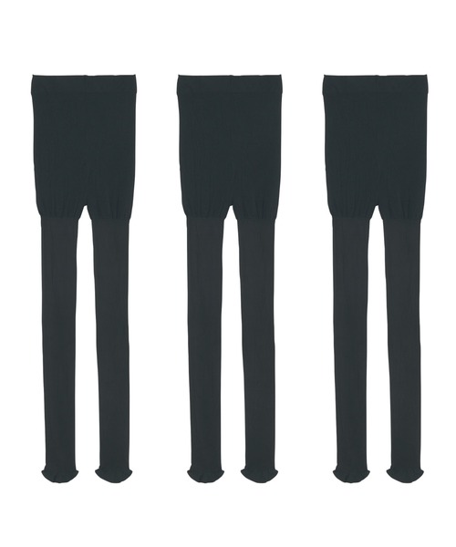 無印良品（ムジルシリョウヒン）の「婦人　サポートタイプ・２０デニール　ストッキング（３足組）（タイツ/ストッキング・レディース・ベージュ系1/ブラック/ベージュ系・L/M/XL/S）」の2枚目の写真