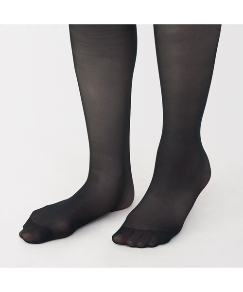 無印良品（ムジルシリョウヒン）の「婦人　サポートタイプ・２０デニール　ストッキング（３足組）（タイツ/ストッキング・レディース・ベージュ系1/ブラック/ベージュ系・L/M/XL/S）」の8枚目の写真