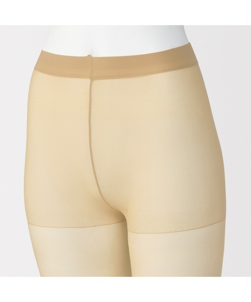 無印良品（ムジルシリョウヒン）の「婦人　サポートタイプ・２０デニール　ストッキング（３足組）（タイツ/ストッキング・レディース・ベージュ系1/ブラック/ベージュ系・L/M/XL/S）」の14枚目の写真