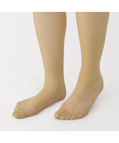 無印良品（ムジルシリョウヒン）の「婦人　サポートタイプ・２０デニール　ストッキング（３足組）（タイツ/ストッキング・レディース・ベージュ系1/ブラック/ベージュ系・L/M/XL/S）」の15枚目の写真