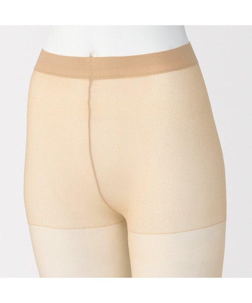 無印良品（ムジルシリョウヒン）の「婦人　サポートタイプ・２０デニール　ストッキング（３足組）（タイツ/ストッキング・レディース・ベージュ系1/ブラック/ベージュ系・L/M/XL/S）」の21枚目の写真