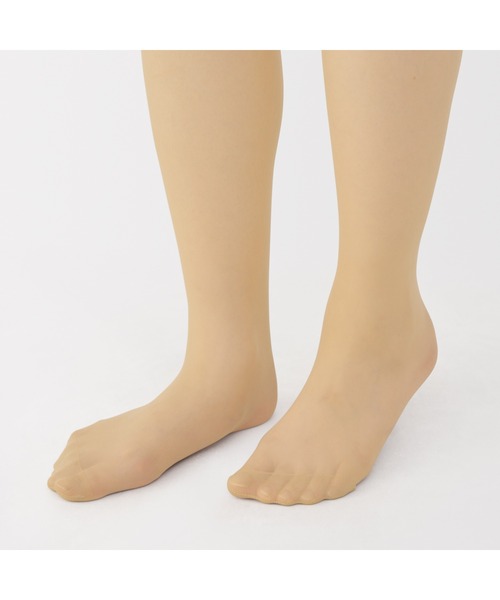 無印良品（ムジルシリョウヒン）の「婦人　サポートタイプ・２０デニール　ストッキング（３足組）（タイツ/ストッキング・レディース・ベージュ系1/ブラック/ベージュ系・L/M/XL/S）」の22枚目の写真