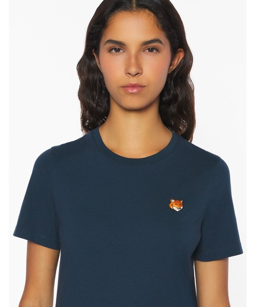 Maison Kitsune（メゾンキツネ）の「FOX HEAD REGULAR TEE-SHIRT（Tシャツ/カットソー・レディース・ブラック/ホワイト/ネイビー・L/M/S/XS）」の18枚目の写真