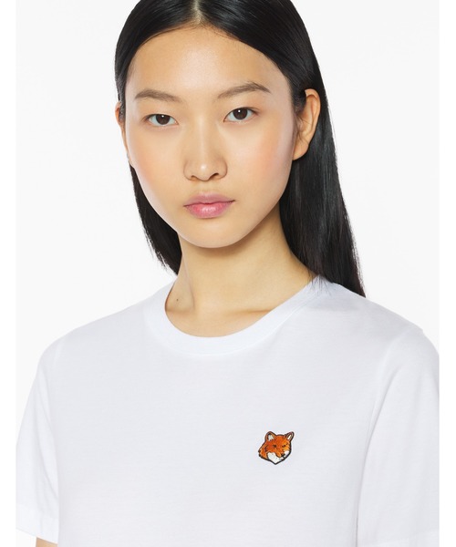 Maison Kitsune（メゾンキツネ）の「FOX HEAD REGULAR TEE-SHIRT（Tシャツ/カットソー・レディース・ブラック/ホワイト/ネイビー・L/M/S/XS）」の12枚目の写真
