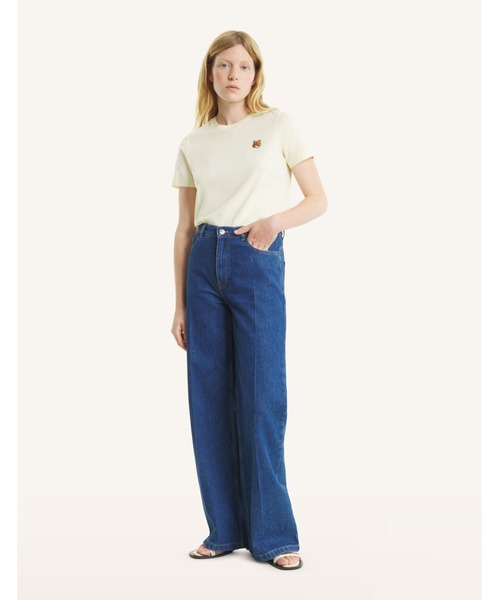 Maison Kitsune(メゾンキツネ)の「FOX HEAD REGULAR TEE-SHIRT(Tシャツ/カットソー・レディース・ブラック/ホワイト/ネイビー/ライトイエロー/ベージュ・L/M/S/XS/XL)」の9枚目の写真