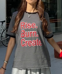 INTER FACTORY | SARA - ボーダーT(Tシャツ/カットソー)