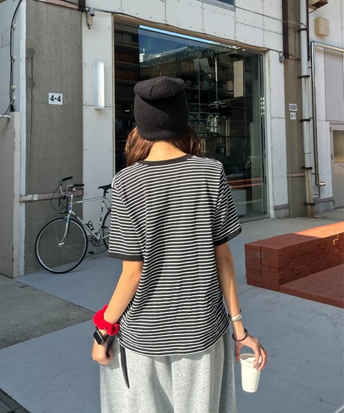 SARA - ボーダーT（Tシャツ/カットソー）｜INTER FACTORY（インター