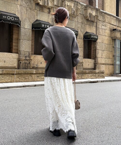 セール】フロントジップニット（ニット/セーター）｜DouDou（ドゥドゥ