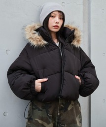 黒 フード付き ダウンジャンパー カナダグース ダウンジャケット メンズ CANADA GOOSE ラング