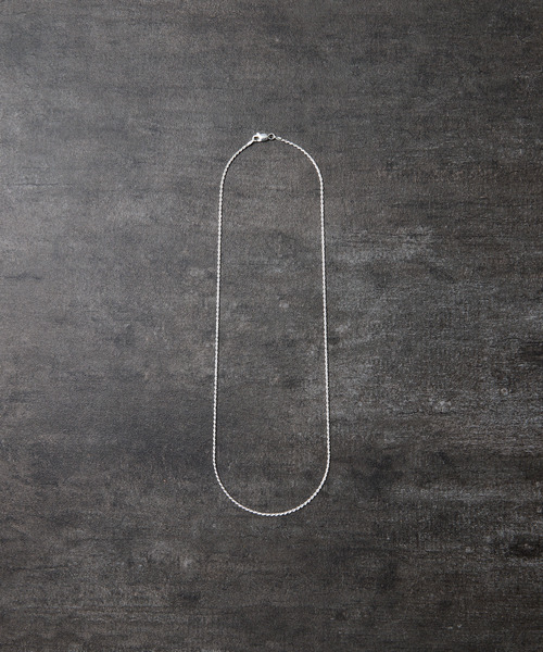 THEFT（セフト）の「THEFT セフト / ROPE CHAIN SILVER NECKLACE シルバー925ロープチェーンネックレス 50cm（ネックレス・メンズ・シルバー・50cm）」の5枚目の写真
