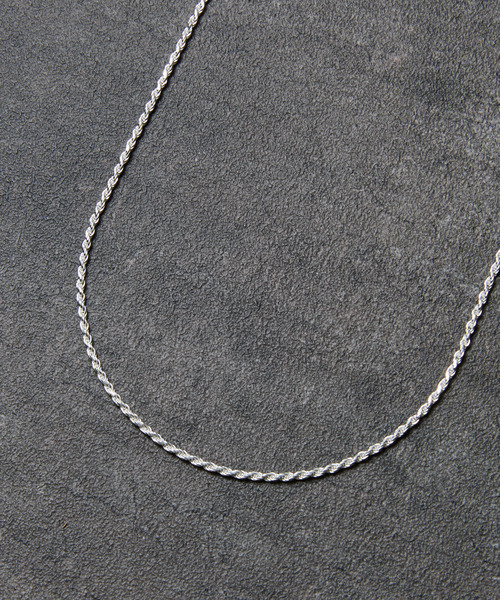 THEFT（セフト）の「THEFT セフト / ROPE CHAIN SILVER NECKLACE シルバー925ロープチェーンネックレス 50cm（ネックレス・メンズ・シルバー・50cm）」の6枚目の写真