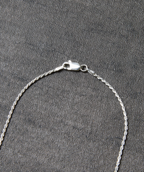 THEFT（セフト）の「THEFT セフト / ROPE CHAIN SILVER NECKLACE シルバー925ロープチェーンネックレス 50cm（ネックレス・メンズ・シルバー・50cm）」の7枚目の写真