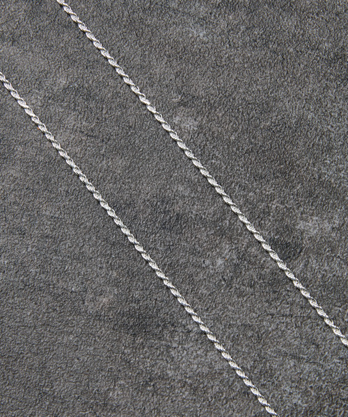 THEFT（セフト）の「THEFT セフト / ROPE CHAIN SILVER NECKLACE シルバー925ロープチェーンネックレス 50cm（ネックレス・メンズ・シルバー・50cm）」の8枚目の写真