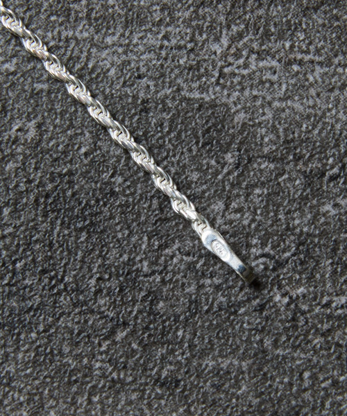 THEFT（セフト）の「THEFT セフト / ROPE CHAIN SILVER NECKLACE シルバー925ロープチェーンネックレス 50cm（ネックレス・メンズ・シルバー・50cm）」の9枚目の写真