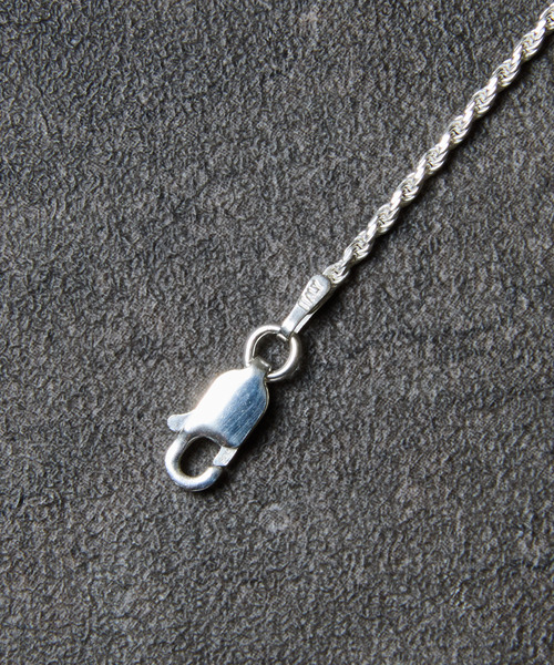 THEFT（セフト）の「THEFT セフト / ROPE CHAIN SILVER NECKLACE シルバー925ロープチェーンネックレス 50cm（ネックレス・メンズ・シルバー・50cm）」の10枚目の写真