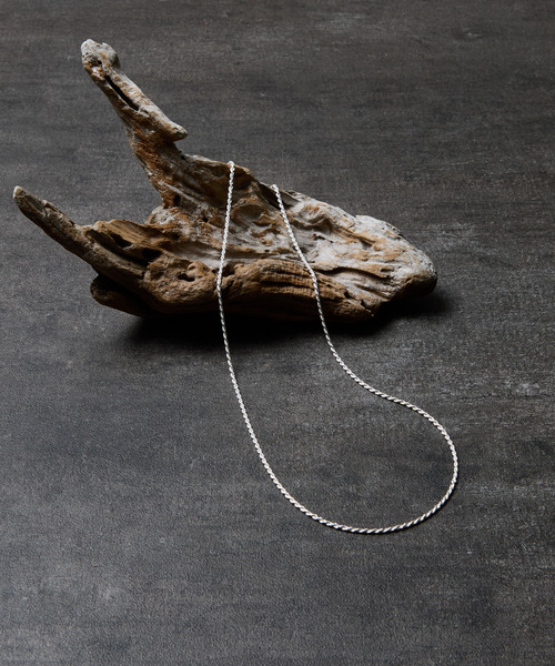 THEFT（セフト）の「THEFT セフト / ROPE CHAIN SILVER NECKLACE シルバー925ロープチェーンネックレス 50cm（ネックレス・メンズ・シルバー・50cm）」の4枚目の写真