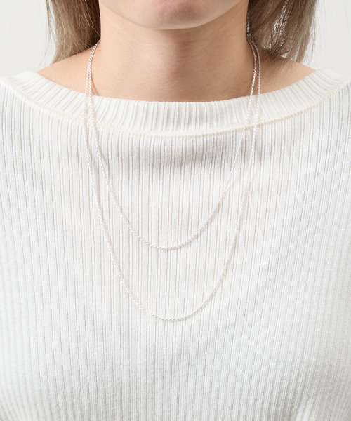 THEFT（セフト）の「THEFT セフト / ROPE CHAIN SILVER NECKLACE シルバー925ロープチェーンネックレス 50cm（ネックレス・メンズ・シルバー・50cm）」の14枚目の写真