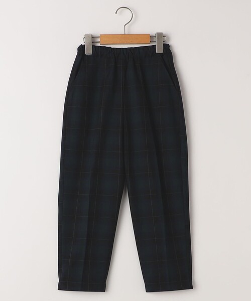 SHIPS KIDS:140～160cm /セレモニー チェック タック パンツ