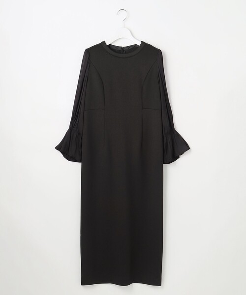 ANY SIS(エニィスィス)の「ベルスリーブナロー ドレス(ドレス・レディース・グレー系/ブラック系・LARGE/MEDIUM/SMALL)」の8枚目の写真