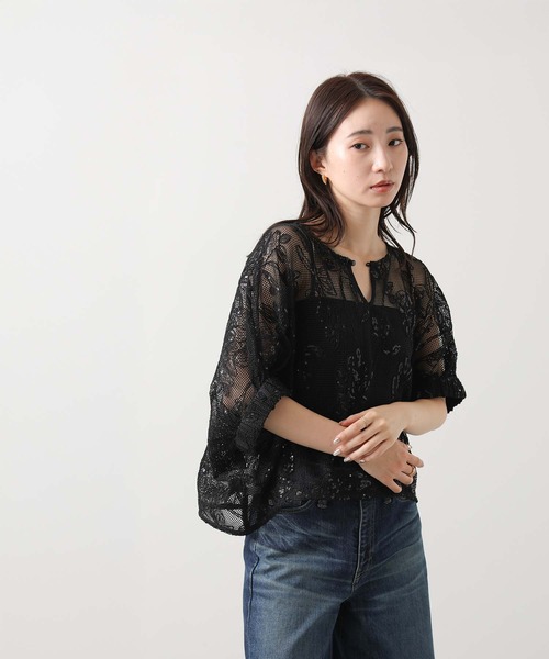 トップス Dariahrose メール便】レースシアートップス／tops1942 | DAY CLOSET