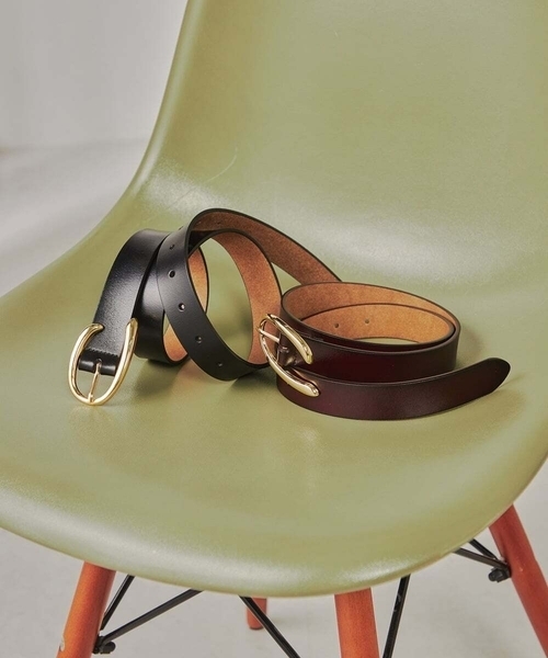 a.v.v（アーヴェヴェ）の「ニュアンスバックルベルト（ベルト・レディース・ブラック/ブラウン・38）」の2枚目の写真