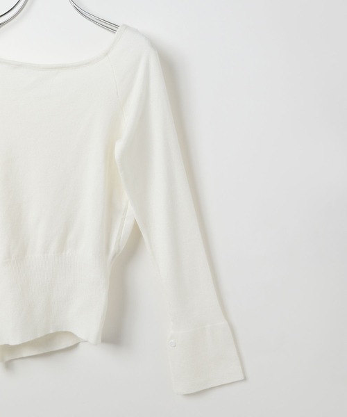 3.3 Field Trip （3.3フィールドトリップ）の「3.3 Field Trip／ワンショルニットプルオーバー（ニット/セーター・レディース・ブラック/ピンク/ホワイト/グレー・FREE）」の22枚目の写真