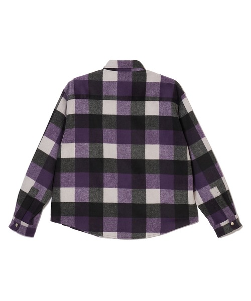 MSML（エムエスエムエル）の「CHECK SNAP BUTTON SHIRT（シャツ/ブラウス・メンズ・パープル/グリーン/ブラウン・M/L/S/XL）」の5枚目の写真