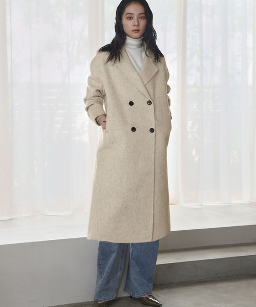 セール】【2025AW】【Premium】上質ウール チェスターコート ロング