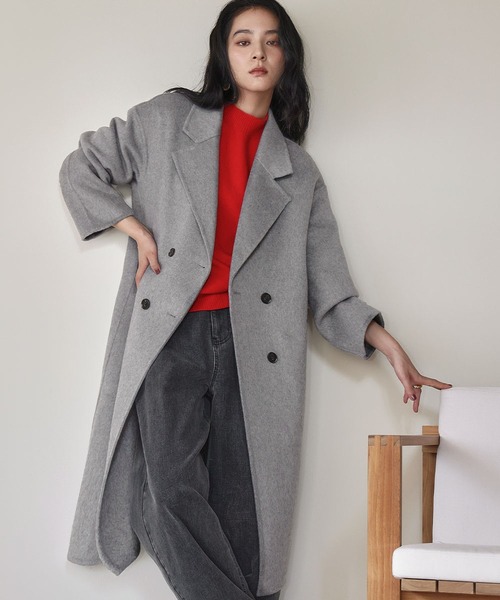 参価約25万【ヴェロニクブランキーノ】初期ベルギー製 ウールチェスターコート 参価約25万【ヴェロニクブランキーノ】初期ベルギー製 ウール