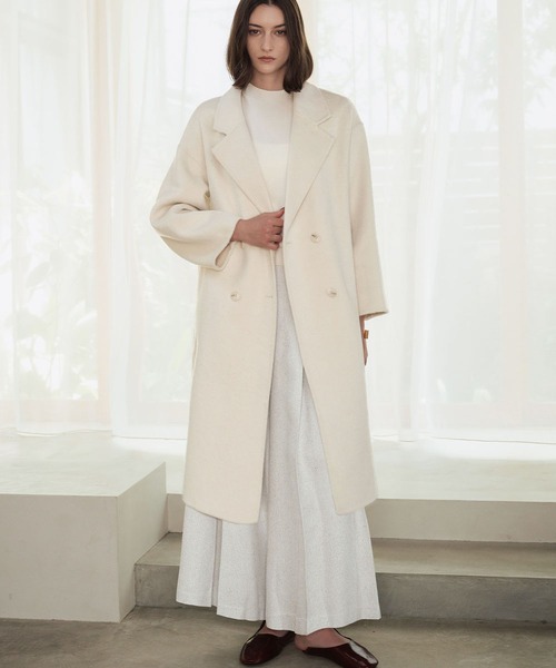 セール】【2025AW】【Premium】上質ウール チェスターコート ロング