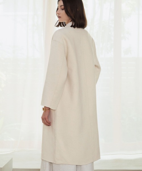 セール】【2025AW】【Premium】上質ウール チェスターコート ロング