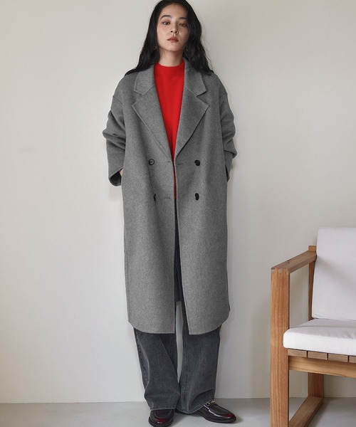 セール】【2025AW】【Premium】上質ウール チェスターコート ロング