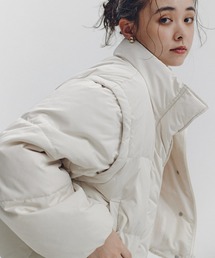 N.（N. Natural Beauty Basic） | 【袖取り外し可能】２ＷＡＹショートダウン(ダウンジャケット/コート)