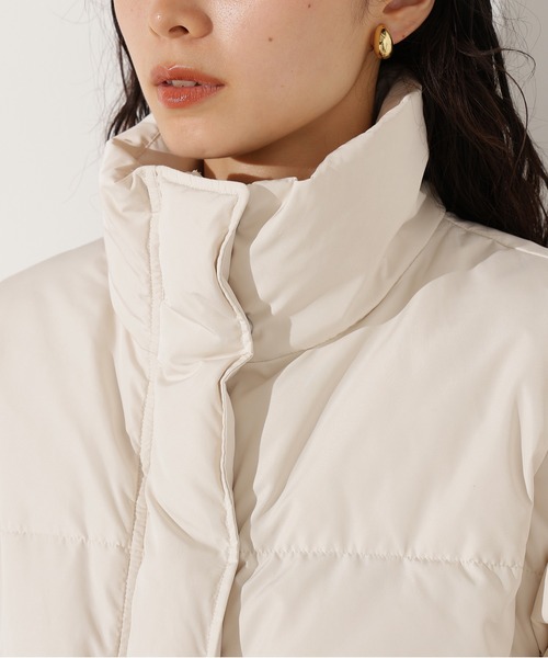 N.(N. Natural Beauty Basic)(エヌエヌナチュラルビューティーベーシック)の「【袖取り外し可能】2WAYショートダウン(ダウンジャケット/コート・レディース・ブラック/オフホワイト・MEDIUM/SMALL)」の15枚目の写真