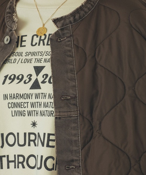 セール】(GENE HEAVENS)DENIM x QUILTING JACKET（その他アウター