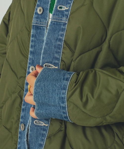 GENE HEAVENS)DENIM x QUILTING JACKET（その他アウター）｜ROSE BUD