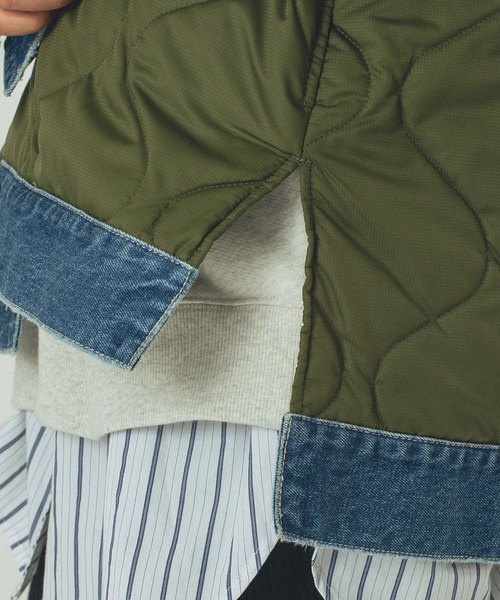 GENE HEAVENS)DENIM x QUILTING JACKET（その他アウター）｜ROSE BUD