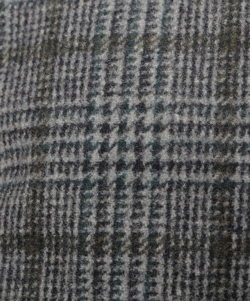 A.M.S.(エーエムエス)の「ウール混 チェックツイード ハンチング(ハンチング/ベレー帽・メンズ・ブラウン/ブラック・FREE)」の20枚目の写真